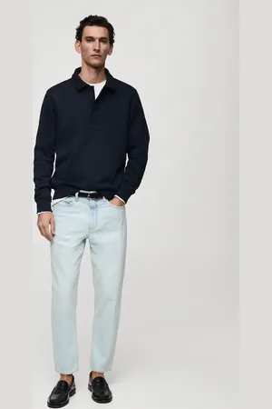 MANGO AN Sudadera polo perchada regular fit