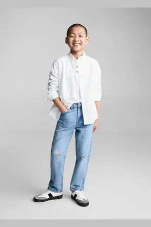 MANGO KIDS Camisa Oxford % algodón