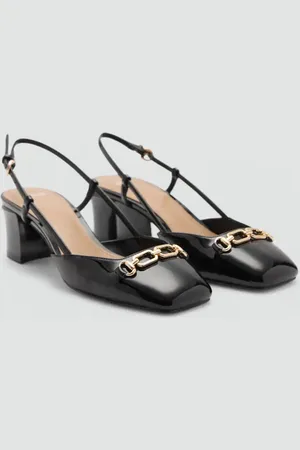 MANGO Zapato tacón eslabones 6