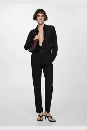 MANGO Pantalón recto traje