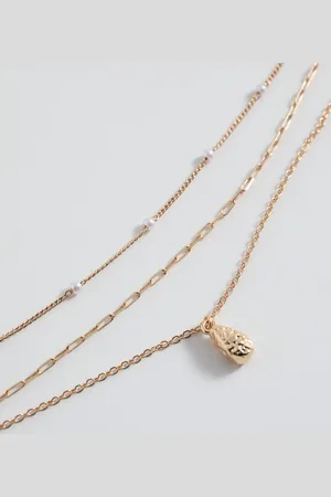 MANGO TEEN Set collares cadena Unitalla