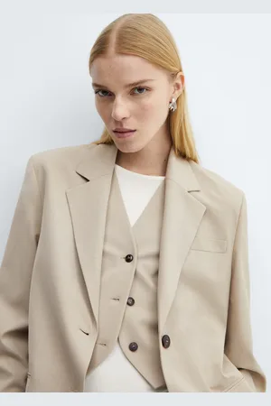 MANGO Americana traje botones E