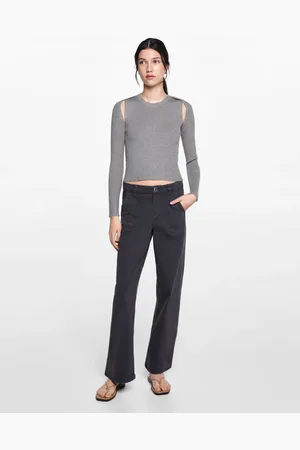 MANGO TEEN Jersey canalé manguitos CH
