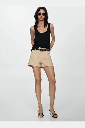 MANGO Shorts vaqueros bolsillos
