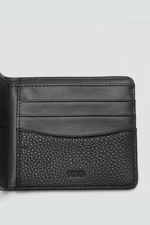 MANGO AN Cartera billetera efecto abatanado Unitalla