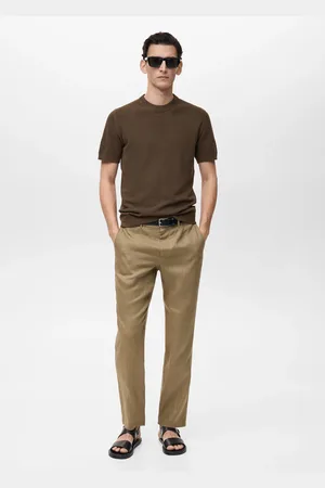 MANGO AN Camiseta punto fino algodón