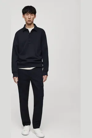 MANGO AN Pantalón cargo algodón regular fit 4