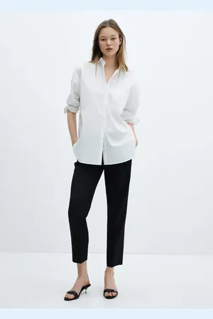 MANGO Camisa oversize bolsillo