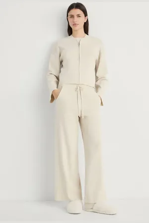 MANGO Chaqueta cremallera punto canalé