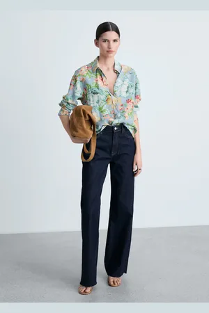 MANGO Camisa regular estampado floral