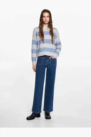 MANGO TEEN Jeans wideleg bolsillos
