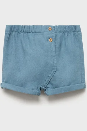 MANGO BABY Shorts lino y algodón meses