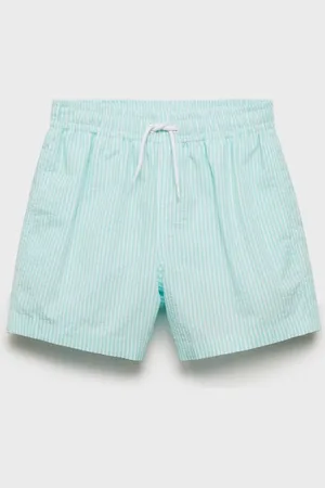 MANGO KIDS Bañador rayas seersucker años