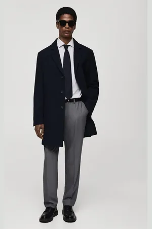MANGO AN Camisa slim fit algodón rayas