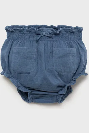 MANGO BABY Shorts algodón efecto vaquero 6 meses