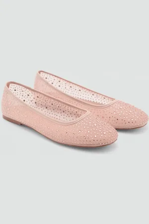 MANGO KIDS Bailarinas efecto brillo 2