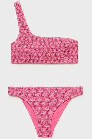 MANGO TEEN Bikini estampado asimétrico