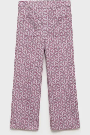 MANGO KIDS Pantalón estampado bolsillo 8 años