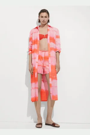 MANGO Shorts estampados cintura elástica
