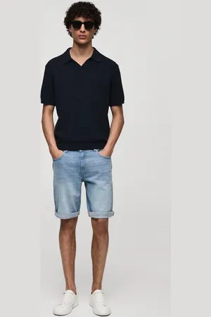 MANGO AN Bermudas vaqueras slim fit