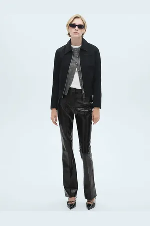 MANGO Pantalón skinny efecto piel