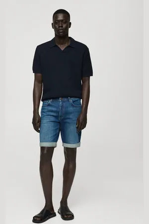 MANGO AN Bermudas vaqueras slim fit