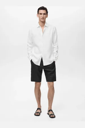 MANGO AN Camisa % lino