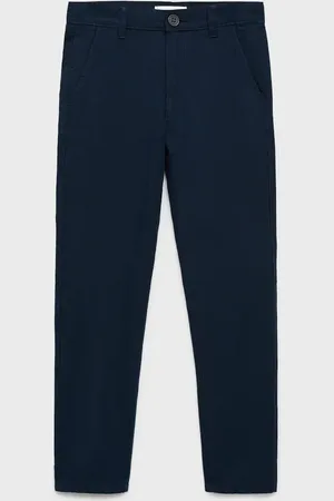 MANGO KIDS Pantalón lino algodón 4 años