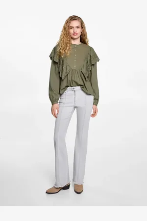 MANGO TEEN Blusa volantes