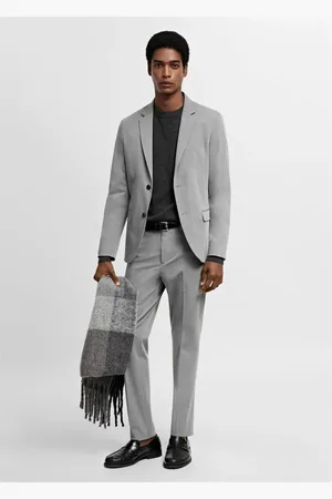 MANGO AN Pantalón traje París super slim fit