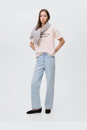 MANGO TEEN Camiseta mensaje manga corta