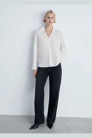 MANGO Camisa fluida lyocell CH