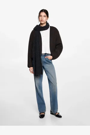 MANGO TEEN Blusa fruncida volante