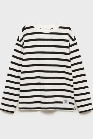 MANGO KIDS Camiseta manga larga rayas 6 años