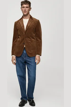 MANGO AN Americana slim fit pana 4