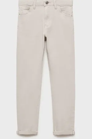 MANGO KIDS Jeans rectos algodón