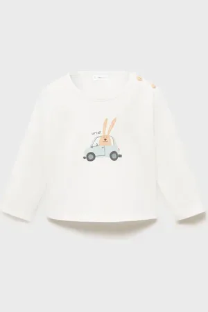 MANGO BABY Camiseta dibujo estampado 2 meses