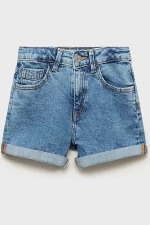 MANGO KIDS Short vaquero recto