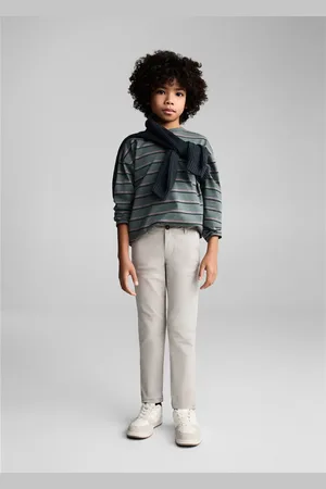 MANGO KIDS Pantalón chino algodón 8