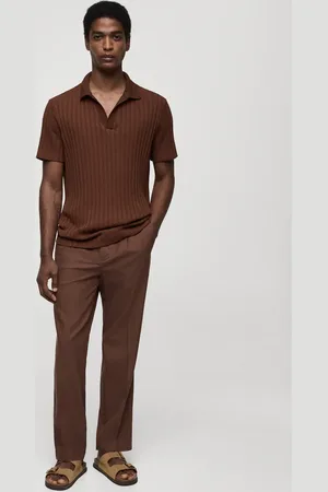 MANGO AN Polo regular fit algodón canalé E
