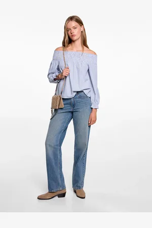 MANGO TEEN Blusa offshoulder CH