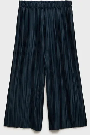 MANGO KIDS Pantalón culotte canalé 8 años