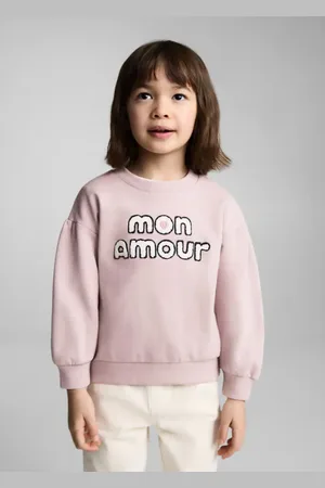 MANGO BABY Sudadera algodón mensaje relieve 2 años