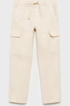 MANGO KIDS Pantalón recto cargo