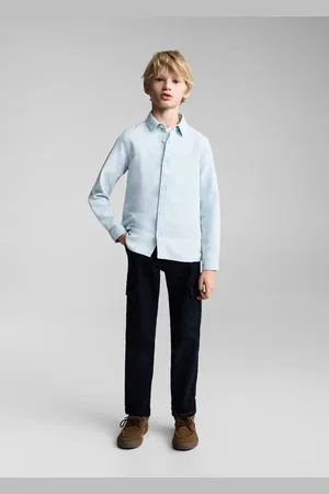 MANGO KIDS Camisa slim fit vaquera 6