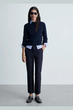 MANGO Pantalón recto pinzas