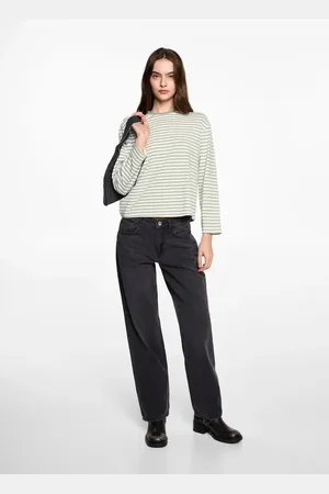 MANGO TEEN Camiseta manga larga rayas