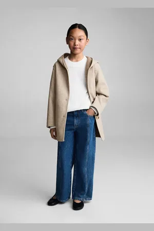 MANGO KIDS Abrigo capucha botones