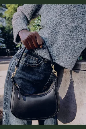 MANGO Bolso mini bandolera ovalado Unitalla