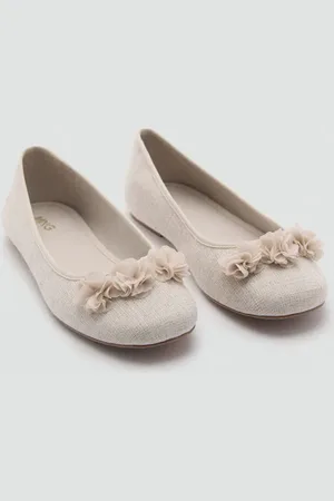 MANGO KIDS Bailarinas adorno flores 2½